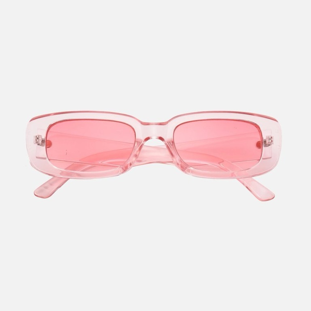 Nordstrom Rectangular Hot Pink Sunglasses OS